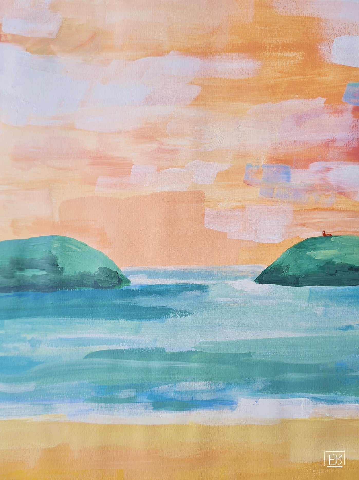 Two Island's #1 Original Painting