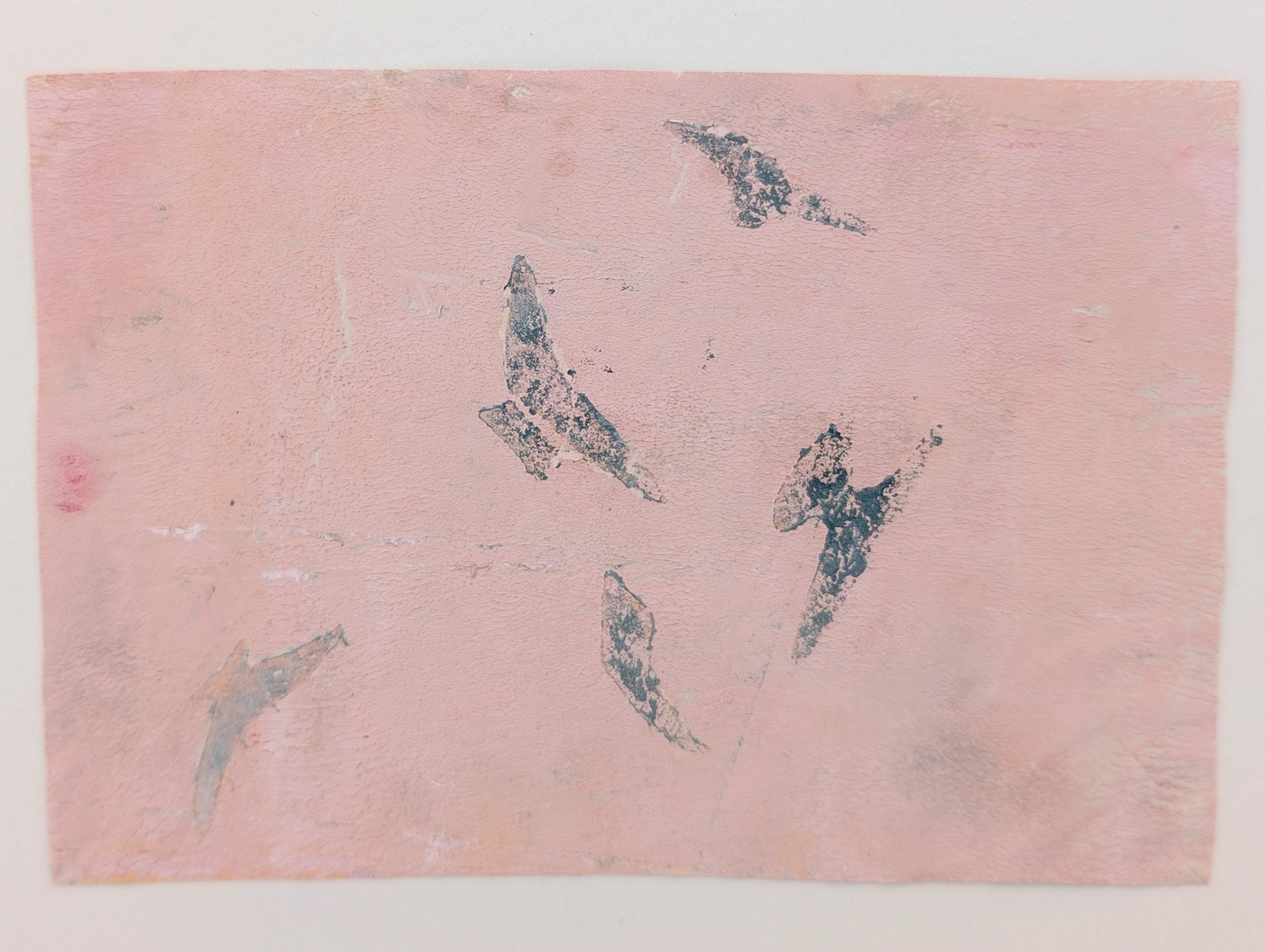 Bubblegum Gulls | Lino Print