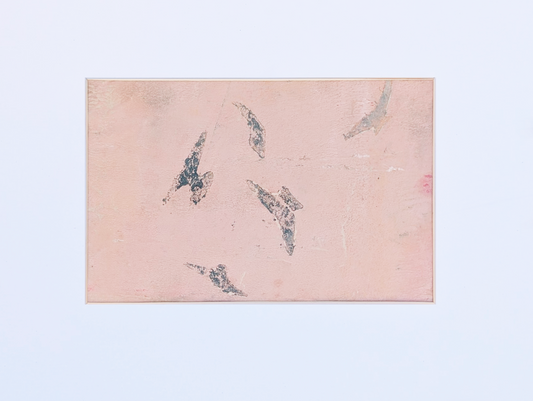Bubblegum Gulls | Lino Print