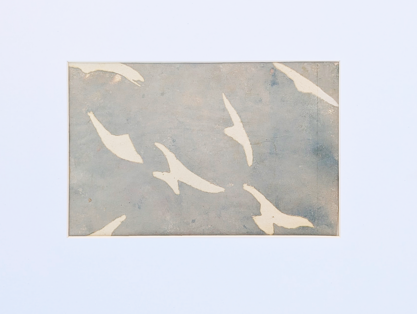 Stormy Gulls | Lino Print