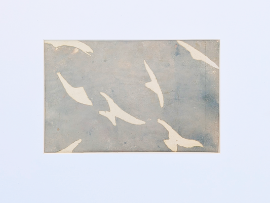 Stormy Gulls | Lino Print